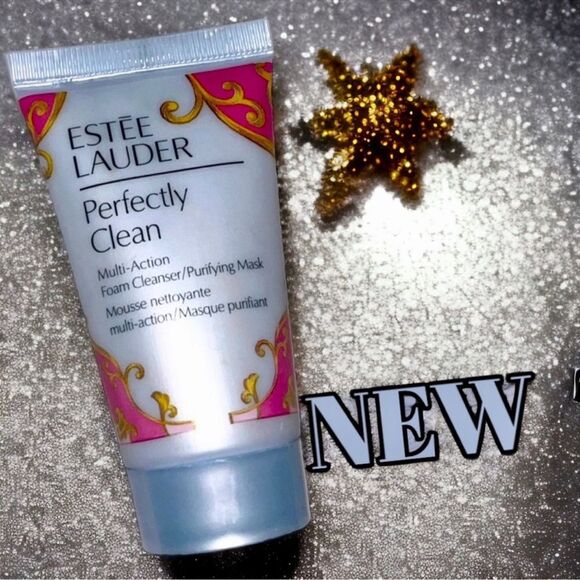 🍭 Estee Lauder NWT Cleanser/Purifying Mask Perfectly Clean Multi-Action Foam 1OZ - Picture 6 of 6